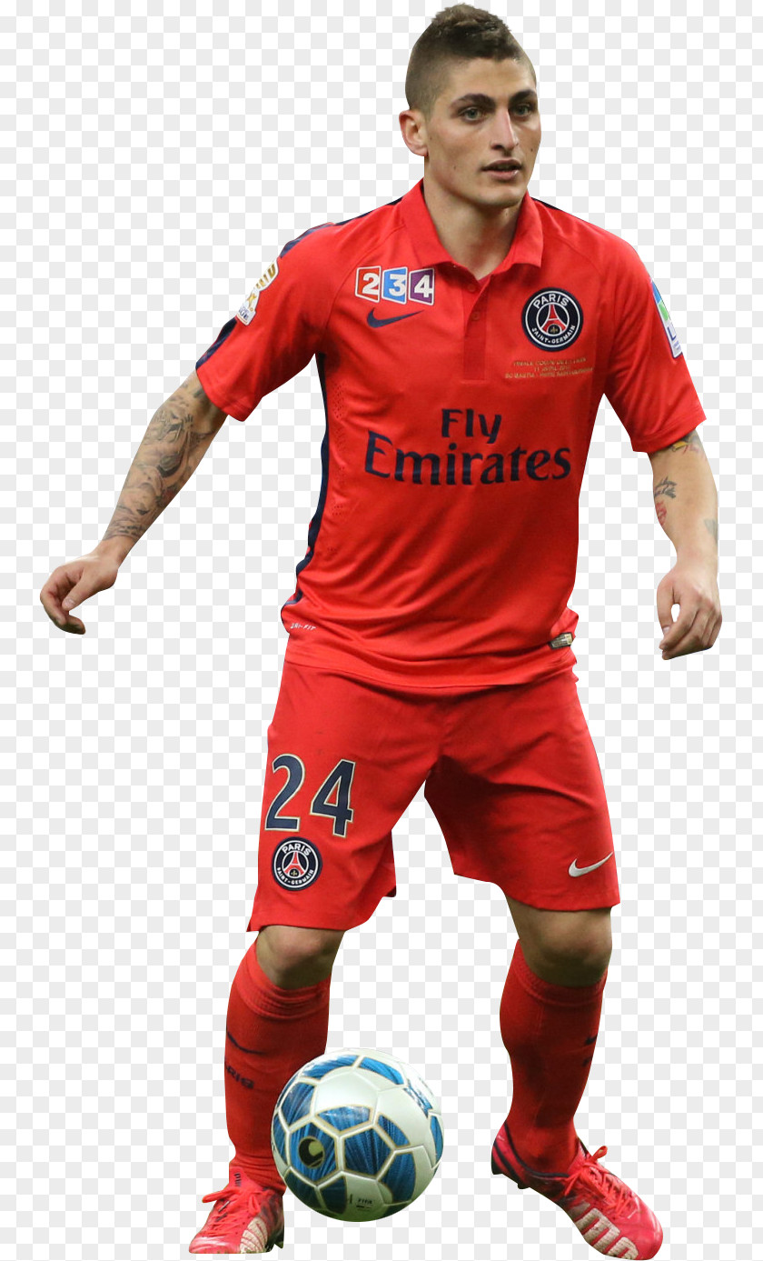 Football Marco Verratti Paris Saint-Germain F.C. Soccer Player PNG