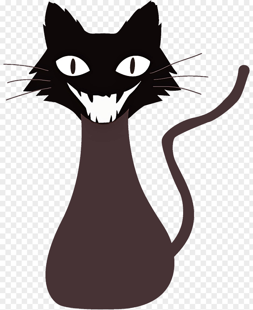 Black Cat Halloween PNG