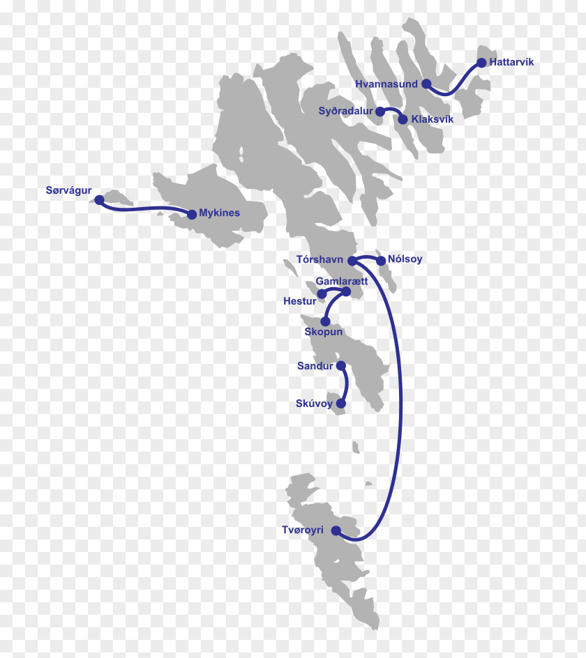 Bus Tórshavn Sandoy Kirkjubøur Strandfaraskip Landsins PNG