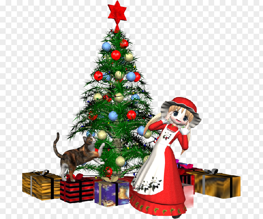 Christmas Tree Ornament Character PNG