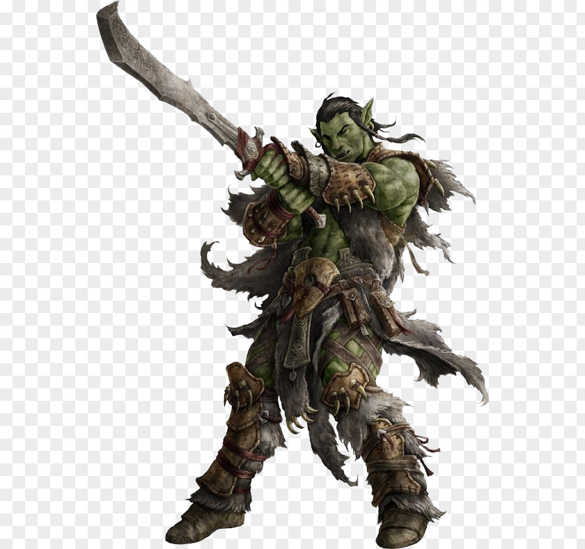 Dungeons & Dragons Pathfinder Roleplaying Game Half-orc Barbarian PNG