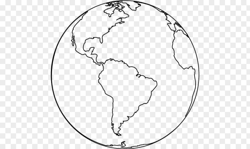 Earth Coloring Book Child Page Globe PNG