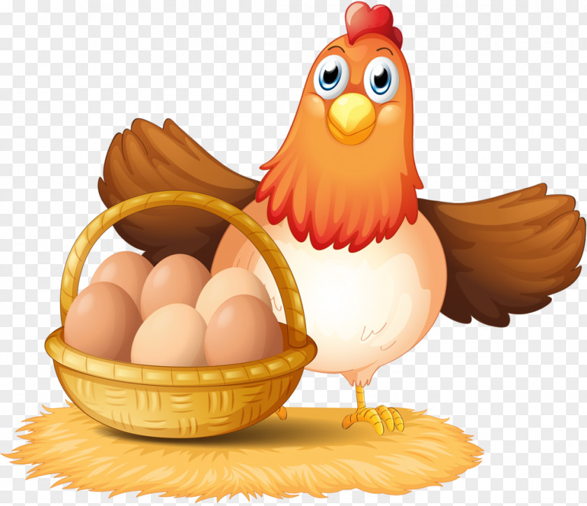 Egg In The Basket Chicken Clip Art PNG