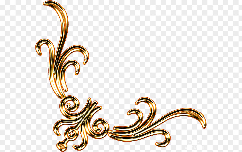 Gold Corner Raster Graphics Information Clip Art PNG