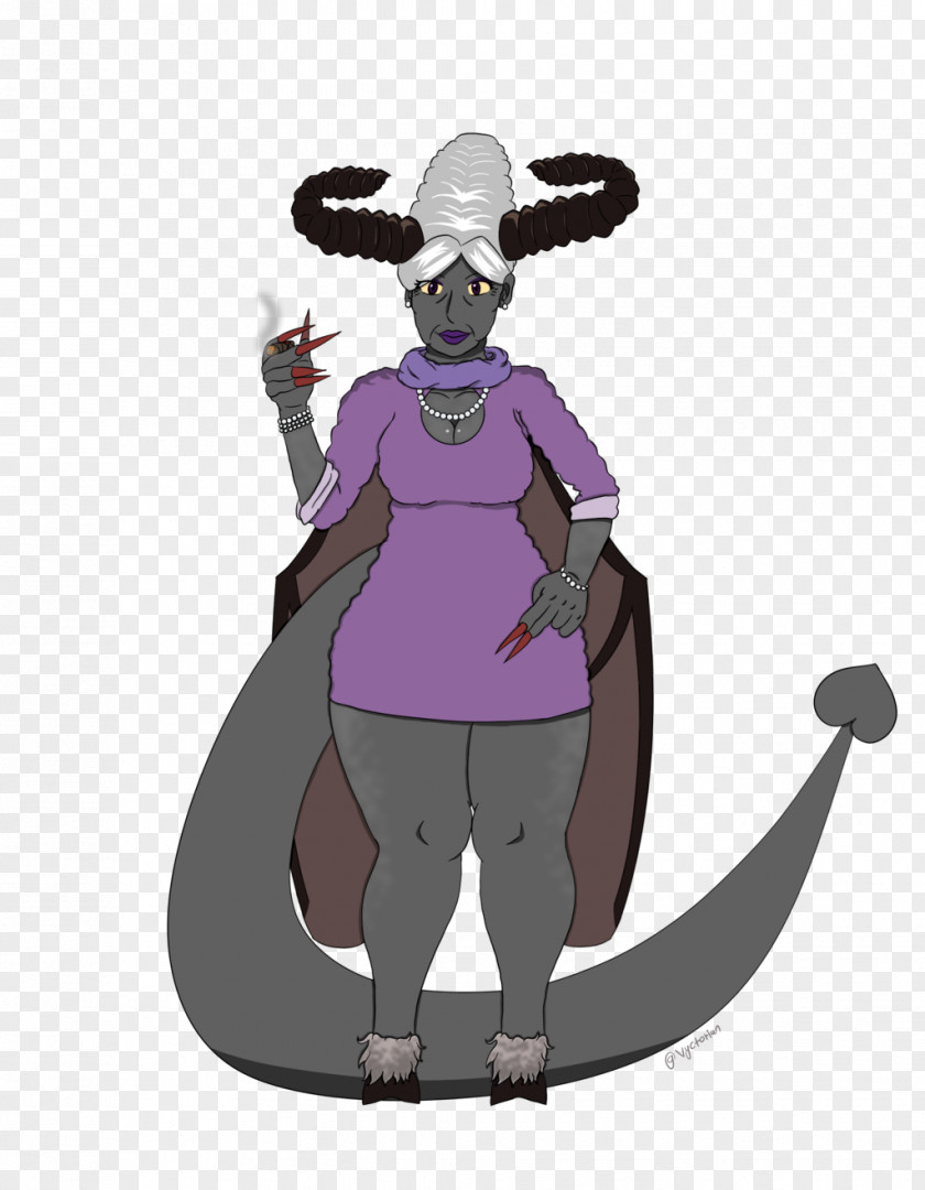Granny Costume Headgear Illustration Cartoon Purple PNG