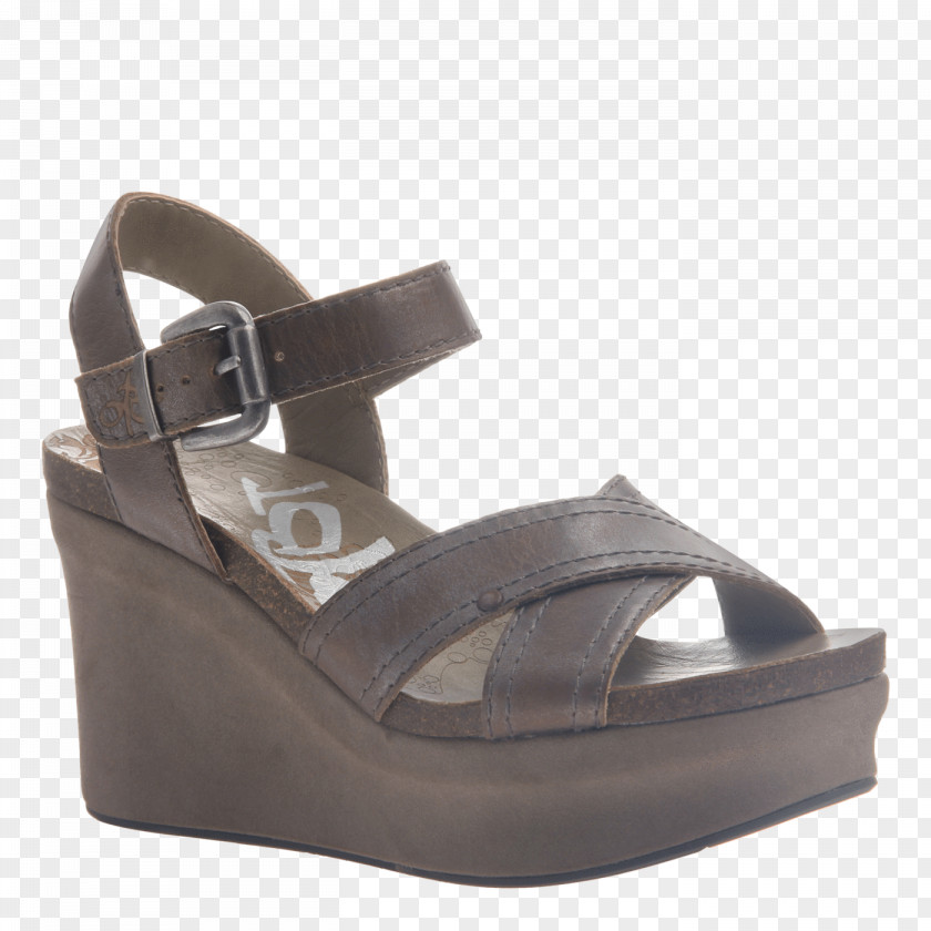 Sandal Shoe Wedge Slide Woman PNG