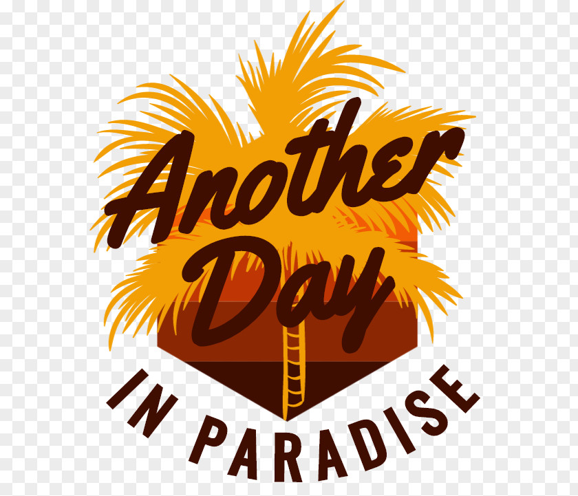T-shirt Logo Graphic Design Another Day In Paradise PNG
