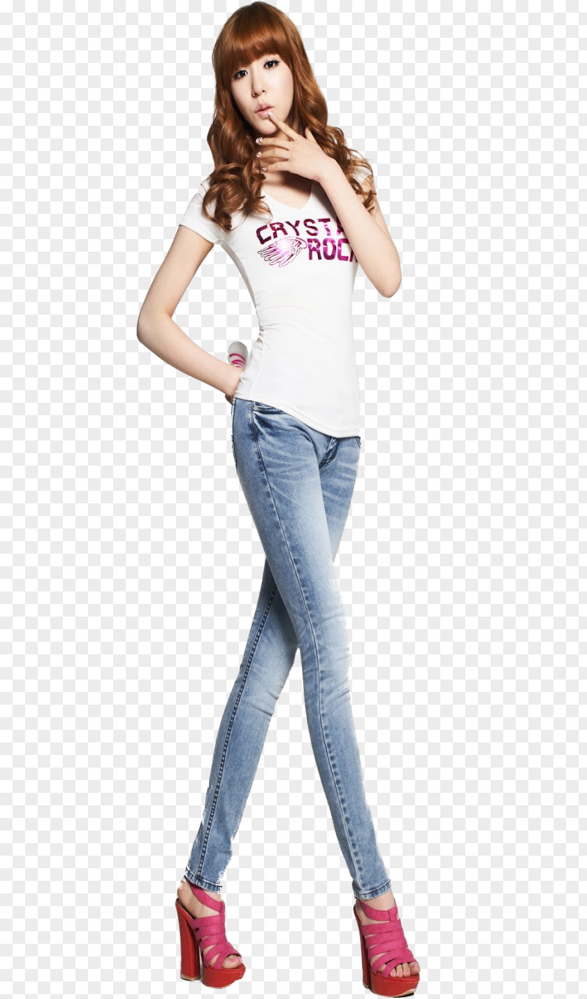 Taeyeon Tiffany Snsd Girls' Generation Model Jeans PNG