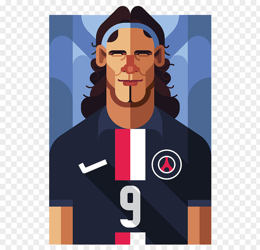 European Cup Paris Saint-Germain F.C. Uruguay National Football Team Player Illustrator Illustration PNG