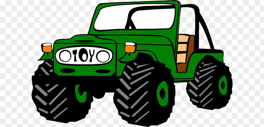 Land Cartoon Jeep Willys MB Car Clip Art PNG