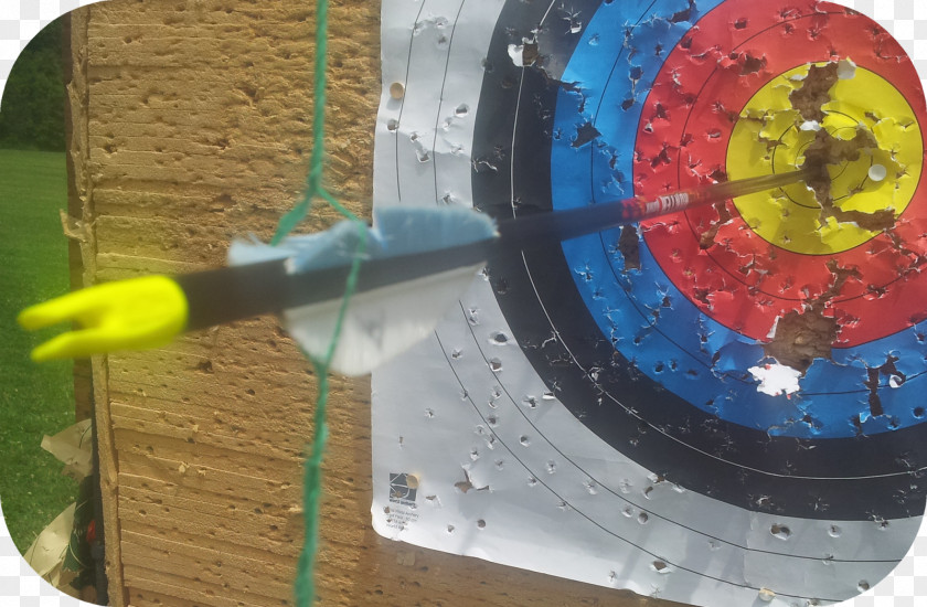 Archery Bullseye Plastic PNG