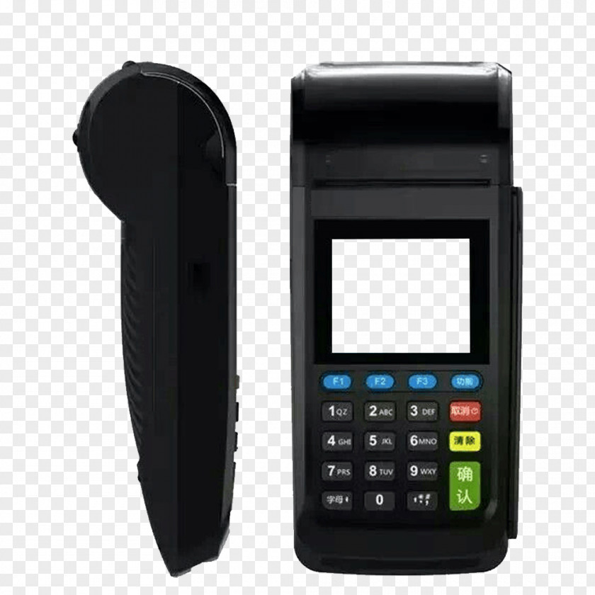 Black Credit Card Machine Point Of Sale Payment Terminal Cash Register Reader PNG