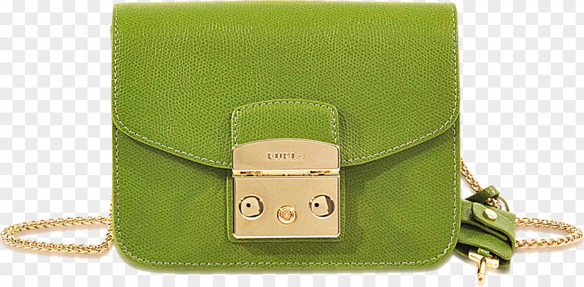 Furla Metropolis Handbag Mini Bag Green Shoulder M PNG