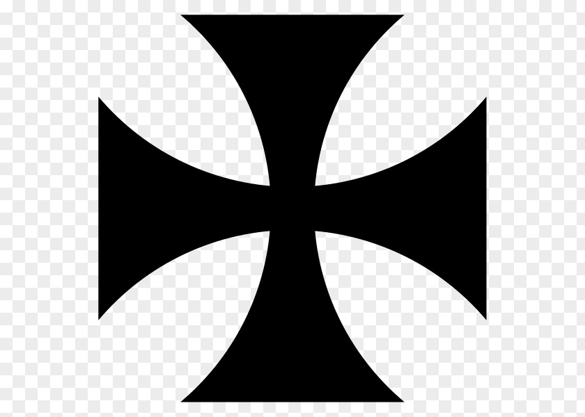 German Empire Crusades Prussia Teutonic Knights Cross Pattée Templar PNG
