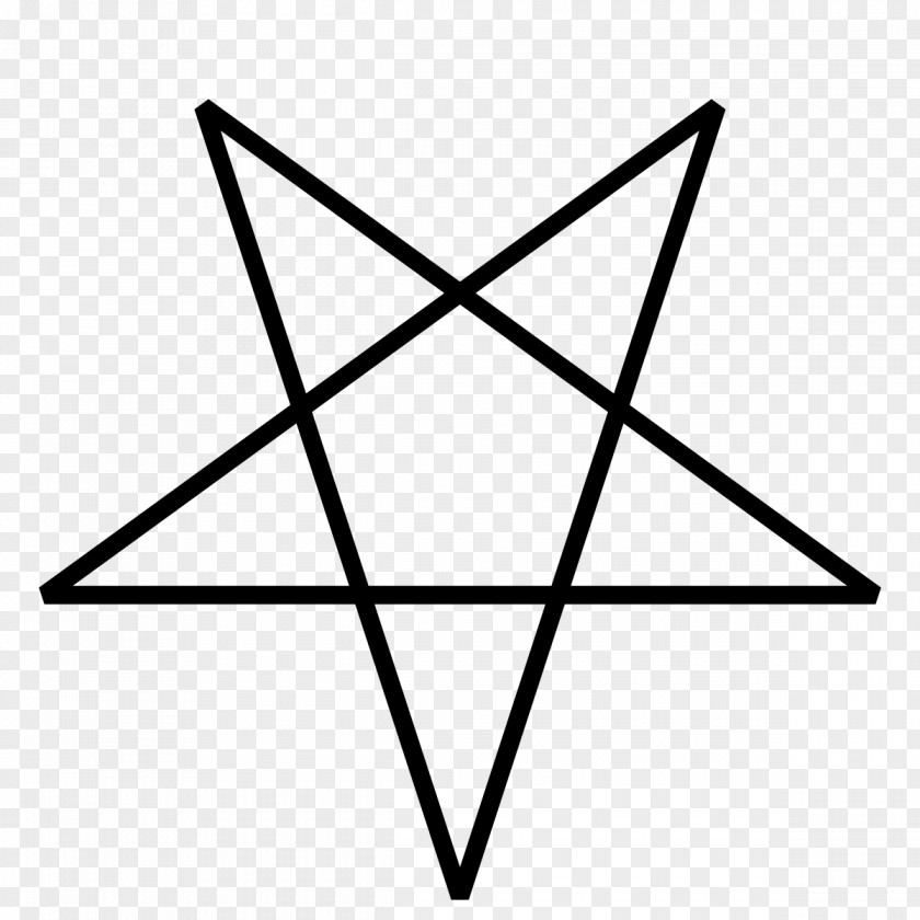 Luminous Five-pointed Star Church Of Satan Lucifer The Satanic Bible Pentagram Satanism PNG