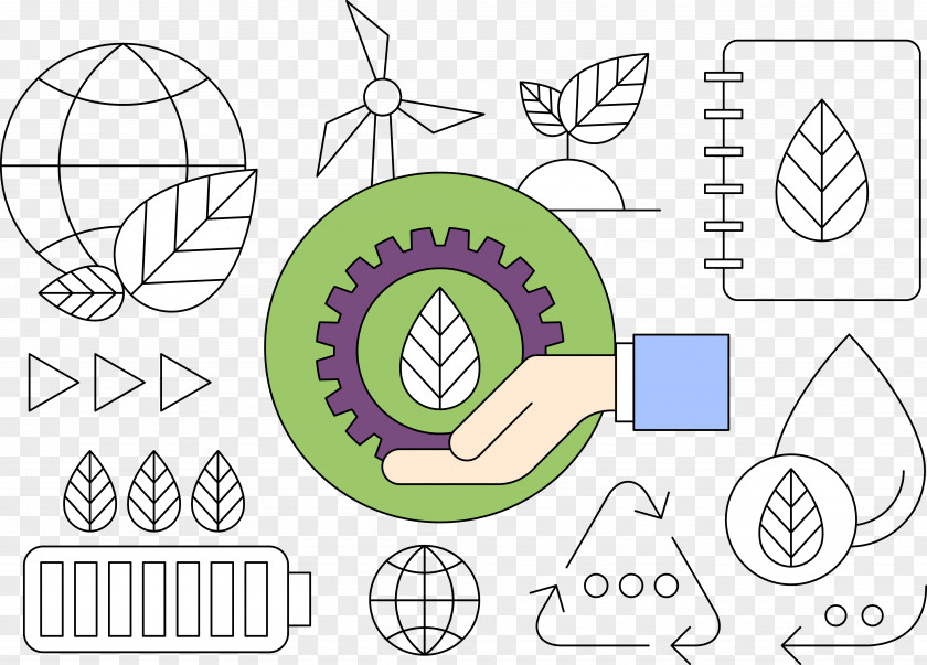 Maintain Sustainable Plant Earth Sustainability Ecology Icon PNG