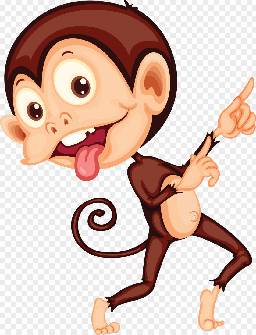 Monkey Chimpanzee Ape Cartoon PNG