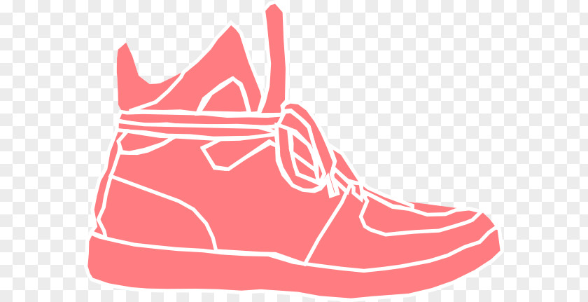 Sneakers Pink Shoe Walking Cross-training Running PNG