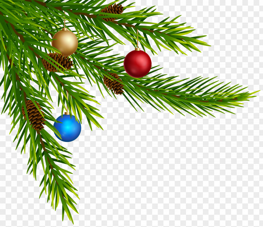 Decorative Petal Christmas Ornament Tree Clip Art PNG