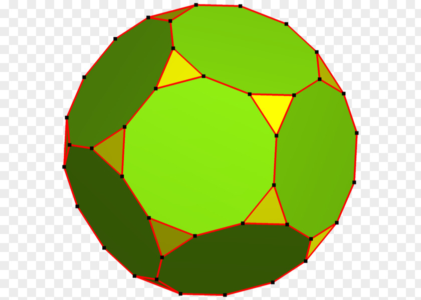 Face Truncated Dodecahedron Truncation Archimedean Solid Decagon PNG