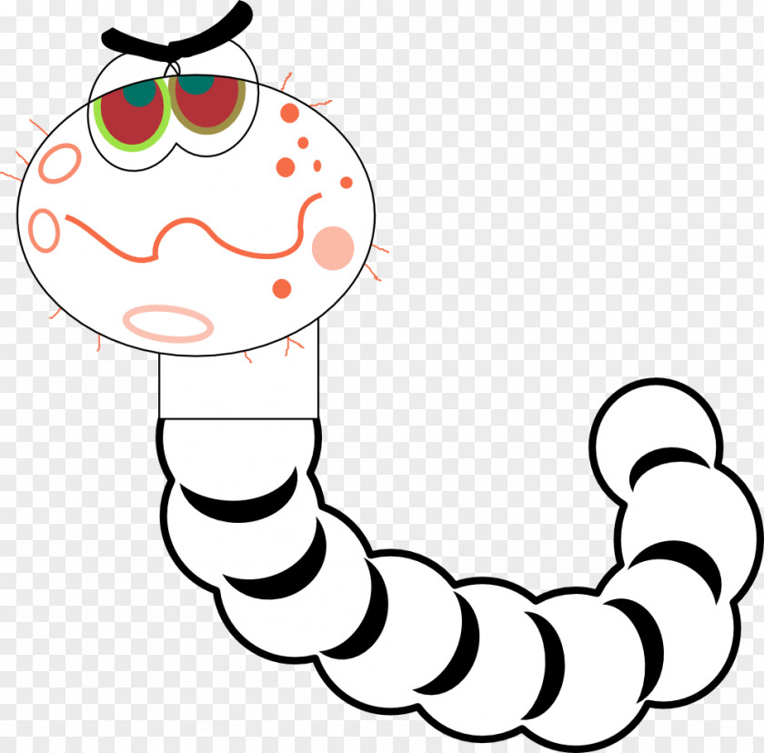 Worm Coloring Book Drawing Line Art PNG