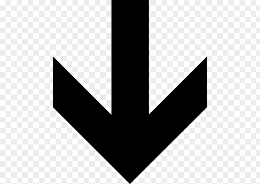 Arrow Symbol Line Angle Black Brand PNG