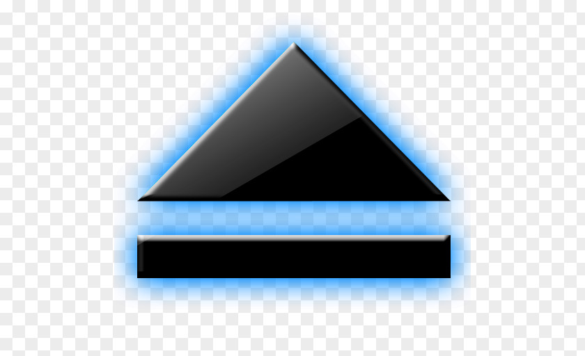 Black Eject Icon Desktop Wallpaper Download Button PNG