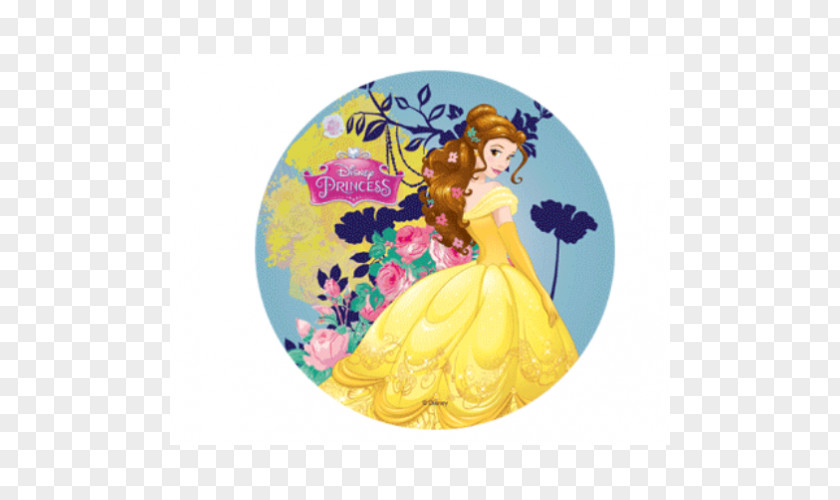 Disney Princess Belle Torte Beast Wafer PNG
