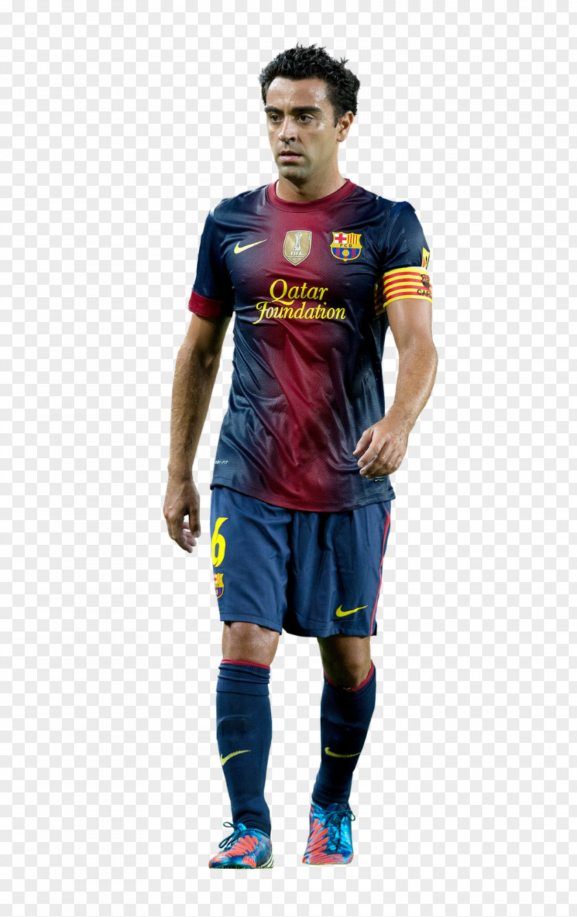 Fc Barcelona Xavi FC Jersey 2009 UEFA Champions League Final Manchester United F.C. PNG