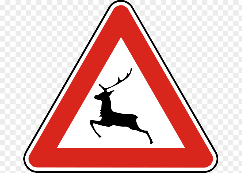 Road Traffic Sign Transport Game Deer PNG