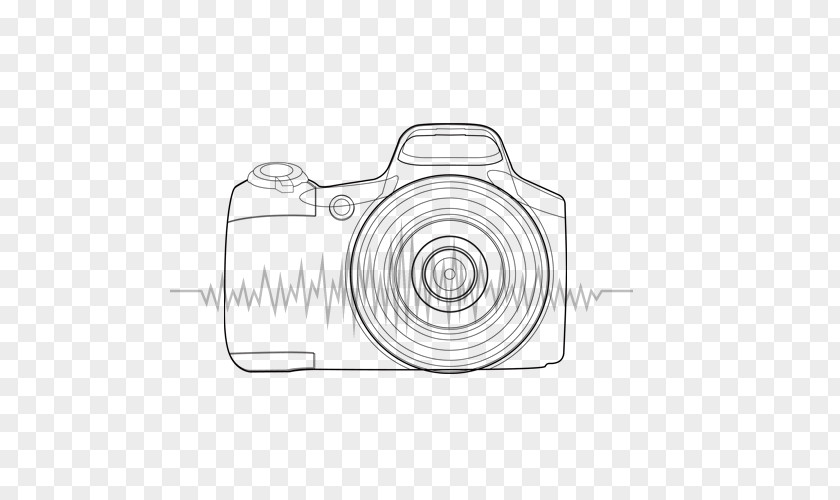 Camera Black And White Drawing PNG