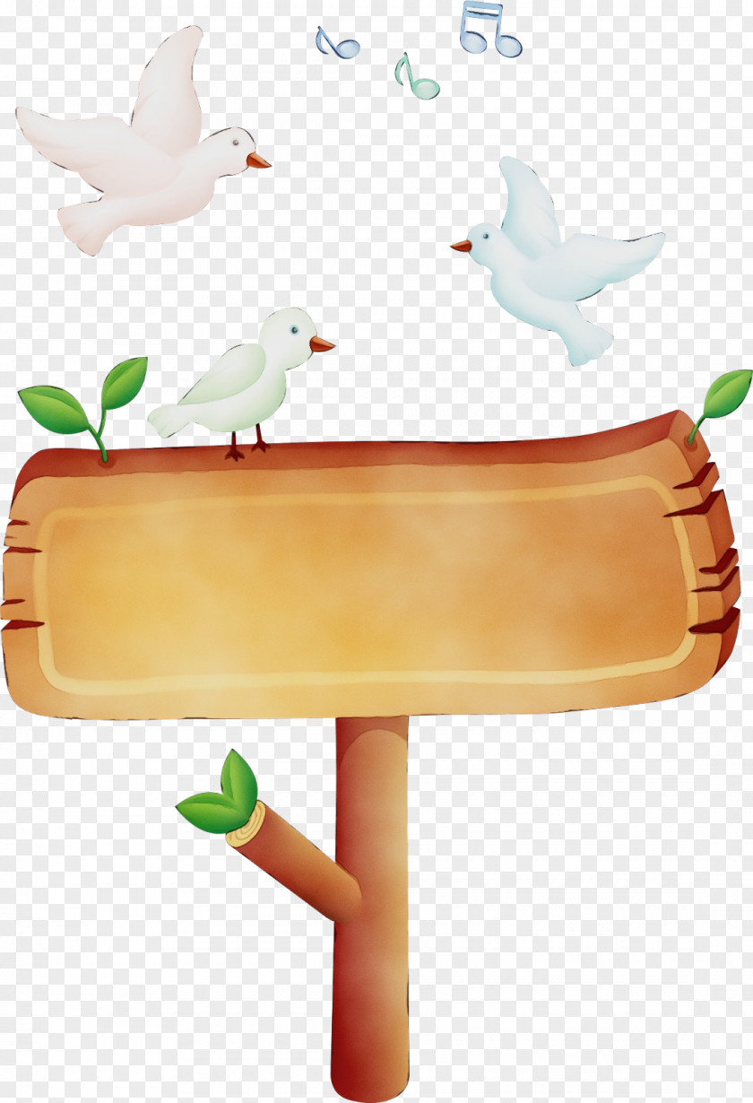 Furniture Bird Wood Sign PNG