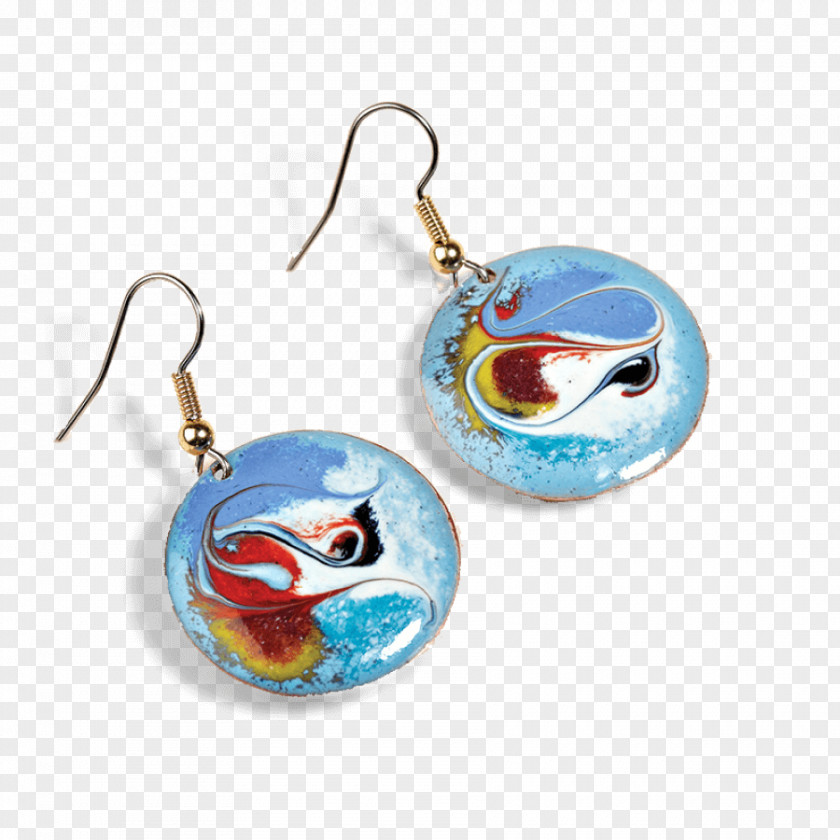Glass Earring Vitreous Enamel Jewellery Surgical Stainless Steel PNG