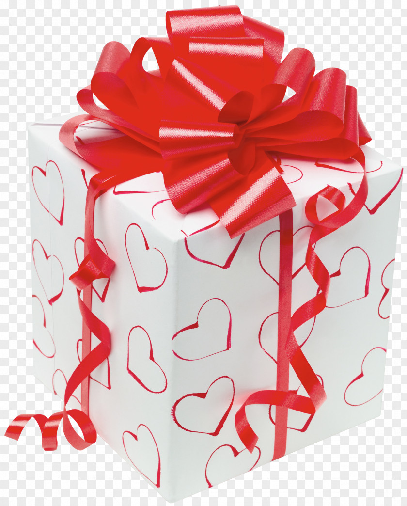 White Present With Red Bow Clipart Birthday Cake Wish Brother Greeting Card PNG