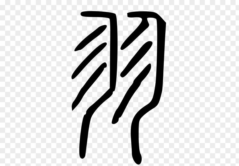 Chineese Kangxi Dictionary Radical 124 Chinese Characters Seal Script PNG