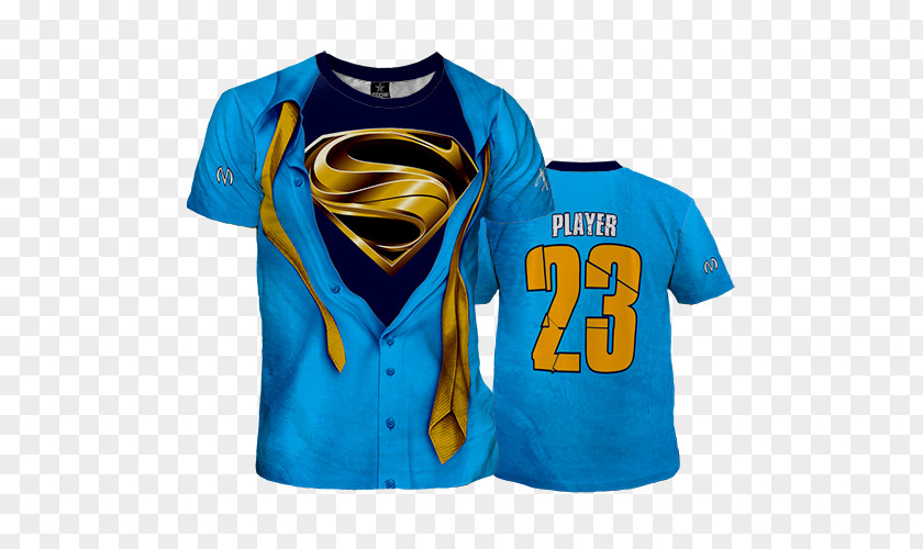 Clark Kent Superman Sports Fan Jersey T-shirt Art PNG