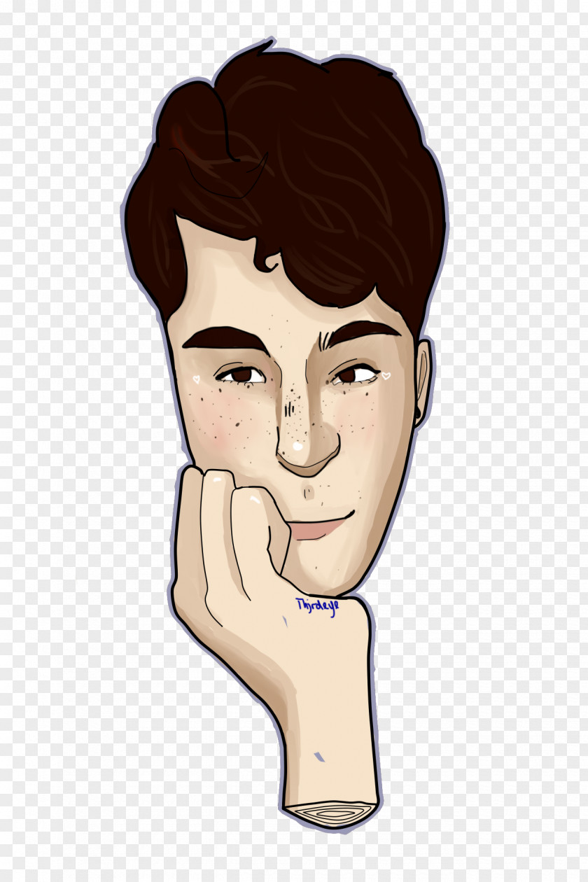 Dan And Phil 東京シューレ新宿 ARIES Nail Salon Cheek Forehead PNG