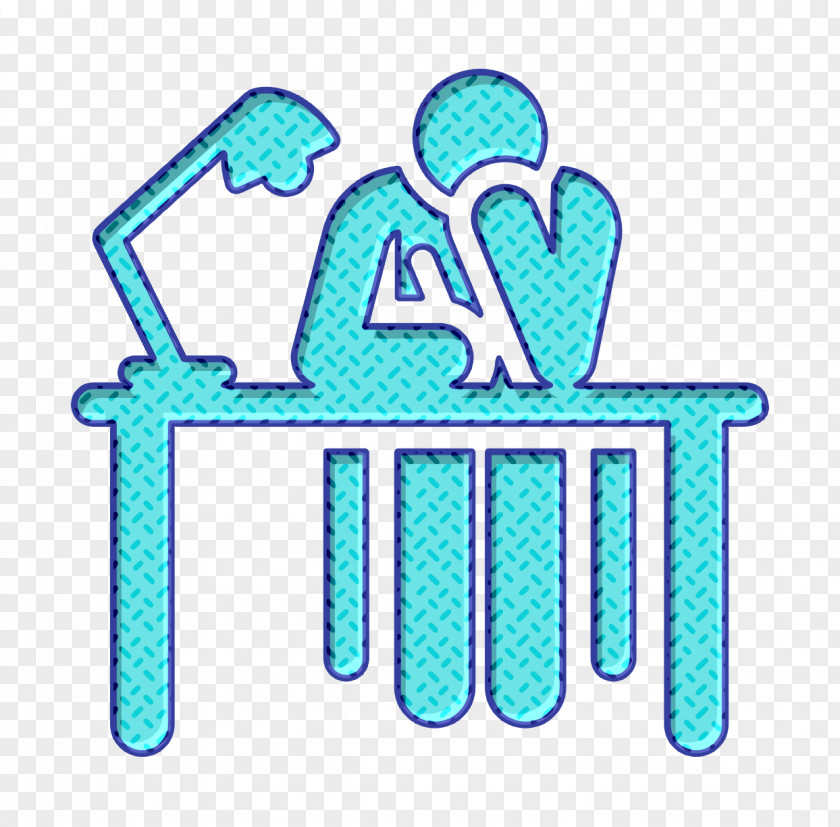 Desk Icon Studying School Pictograms PNG
