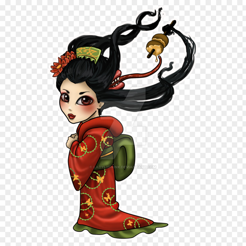 Kuchisake Onna Art Geisha Legendary Creature Clip PNG