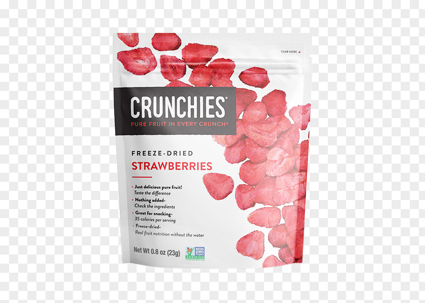 Strawberry Dried Fruit Freeze-drying Crunchies Food Co LLC PNG
