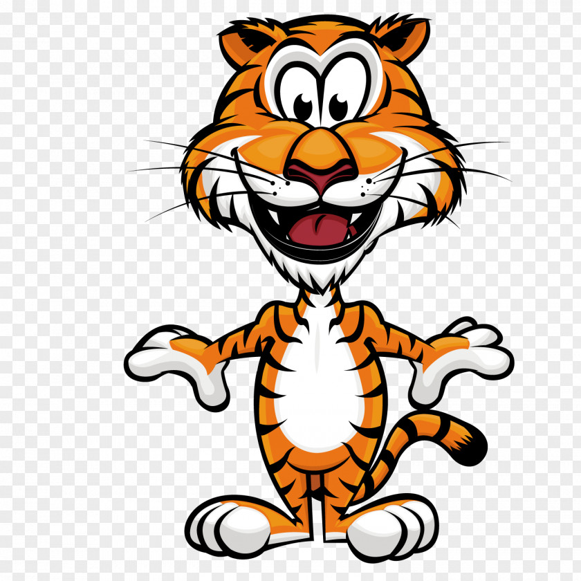 Cute Tiger Clip Art PNG