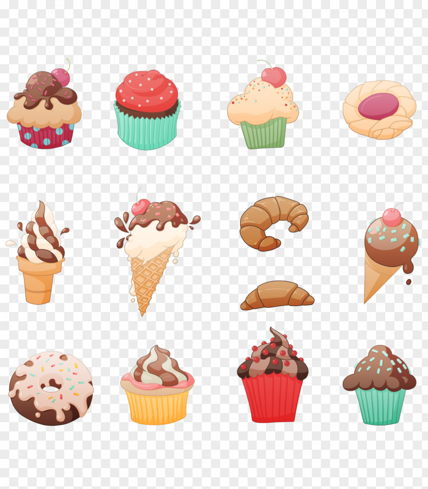 Dessert Illustration Cupcake Desserts Cookbook Muffin Drawing PNG