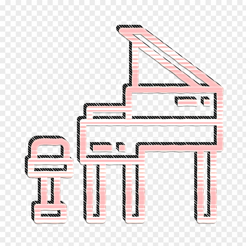 Piano Icon Grand Home Equipment PNG