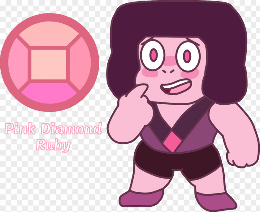 Ruby Pink Diamond Gemstone PNG