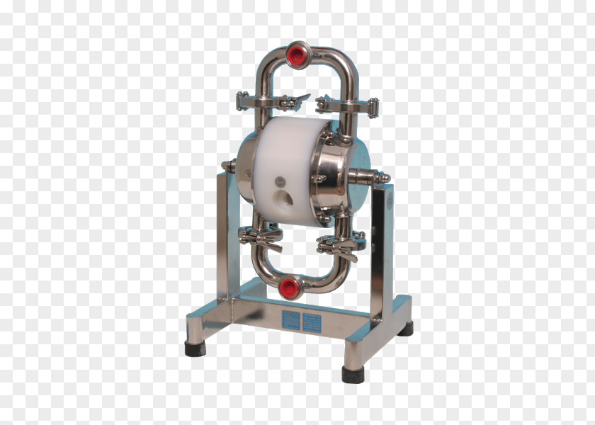Sanitary Material Diaphragm Pump Machine Steel PNG