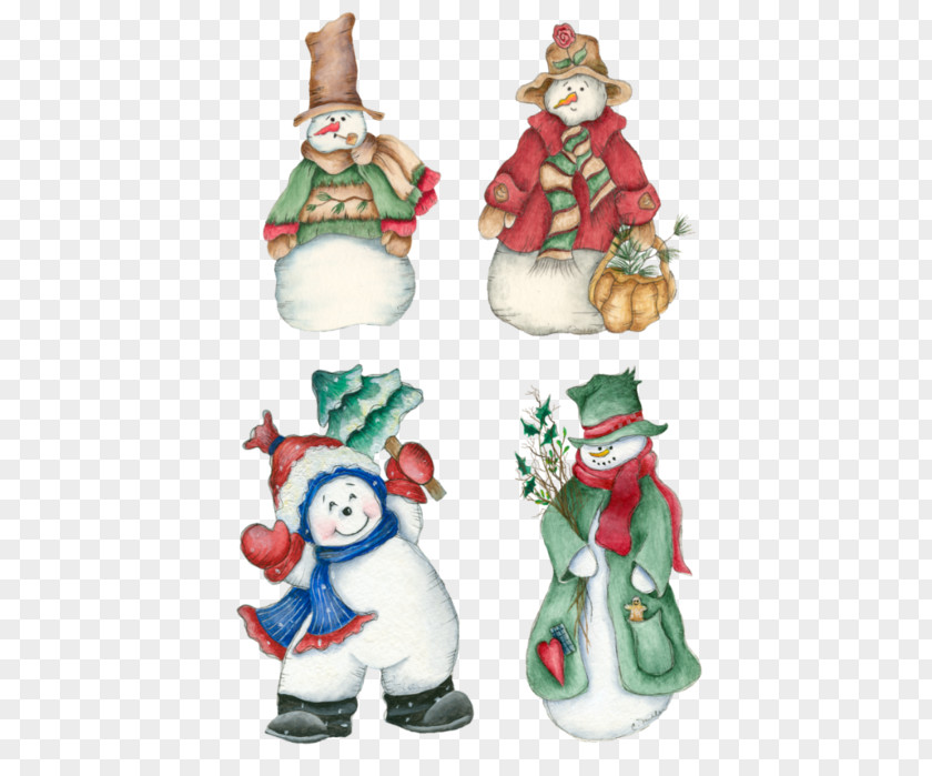 Snowman Christmas Ornament New Year Clip Art PNG