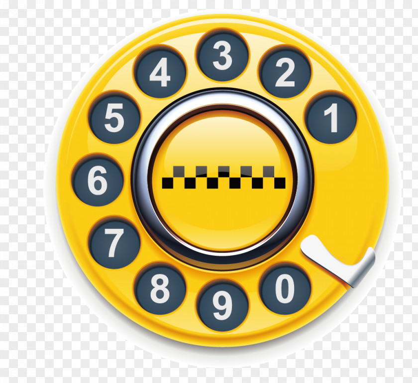 Vector Old Telephone Digital Turntable Taxi Royalty-free Hackney Carriage Icon PNG