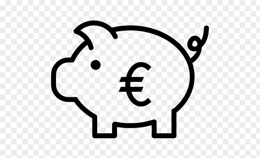 Euro Piggy Bank Coin Finance PNG