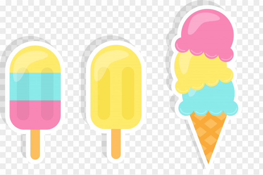 Ice Cream Sticker Cone Drawing PNG