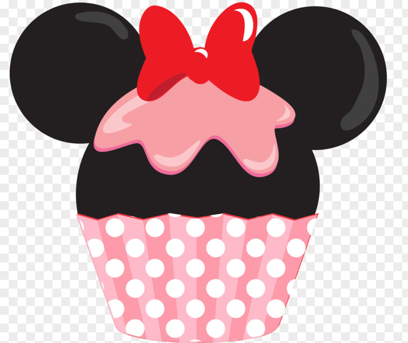 Minnie Mouse Mickey Cupcake Layer Cake Clip Art PNG
